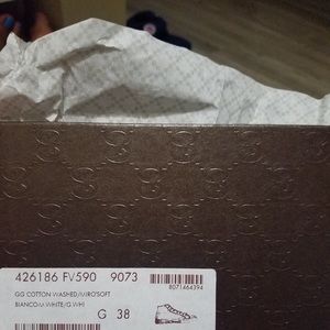 Gucci high top canvas sneaker